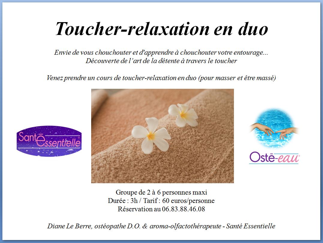 Toucher-relaxation en duo - contour